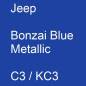 Preview: Jeep, Bonzai Blue Metallic, C3 / KC3.